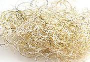 Lametta curly engelenhaar grootverp 200 gram. champagne s, Hobby en Vrije tijd, Knutselen, Nieuw, Ophalen of Verzenden
