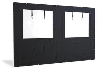 Overkapping zijwand PVC  | 4 meter breed |  250cm hoog | beschikbaar voor biedingen