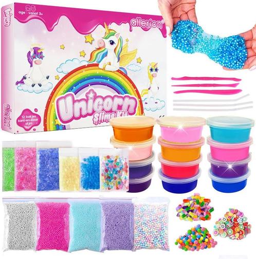 Allerion Unicorn Slijm Kit – Compleet met 12 Kant-en-Klare, Kinderen en Baby's, Speelgoed | Overig, Nieuw, Ophalen of Verzenden
