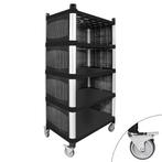 GGM Gastro | Kunststof opbergrek met zijpanelen - 5 | KRSP02, Verzenden