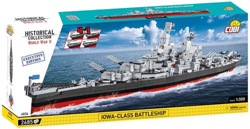 COBI 4836 Battleship Iowa Class 4in1 (Leger bouwsets), Kinderen en Baby's, Speelgoed | Bouwstenen, Nieuw, Verzenden