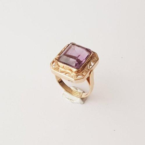 Ring - 14 karaat Geel goud, Sieraden, Tassen en Uiterlijk, Ringen
