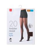 HEMA Panty anti-ladder 20 denier bruin, Kleding | Dames, Leggings, Maillots en Panty's, Verzenden, Nieuw, Bruin