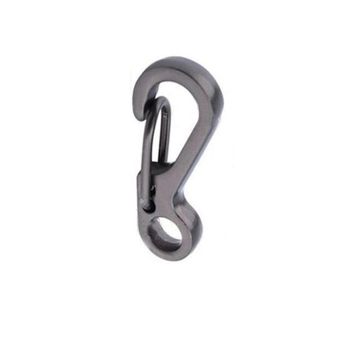 Paracord - mini haak / karabijn - Aluminium gun metal, Doe-het-zelf en Verbouw, Overige Doe-het-zelf en Verbouw, Nieuw, Ophalen of Verzenden