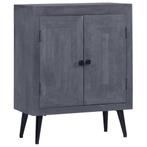 vidaXL Dressoir 60x30x76 cm massief mangohout, Verzenden, Nieuw, 50 tot 100 cm, 25 tot 50 cm