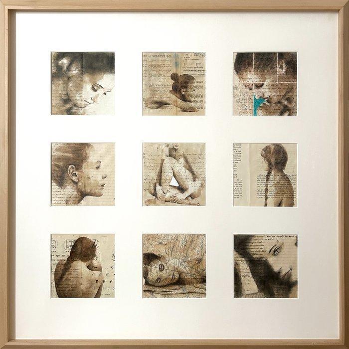 Fabio Imperiale - Nove Nuvole, Antiek en Kunst, Kunst | Schilderijen | Modern