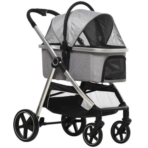 TRUUSK PawHut Hundebuggy 2-in-1 Faltbar mit Bremsen und Netz, Dieren en Toebehoren, Honden-accessoires, Nieuw, Verzenden