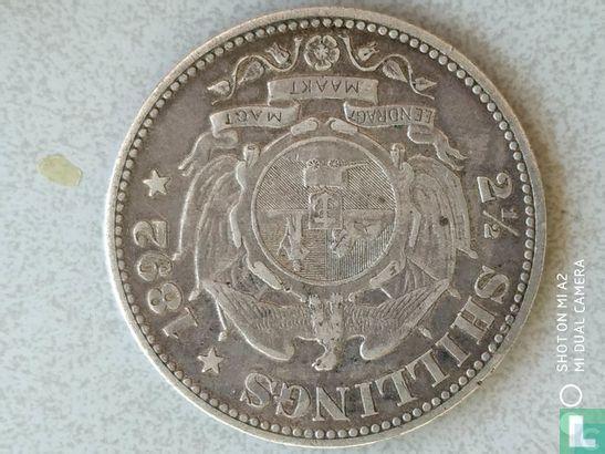 Zuid-Afrika 2½ shillings 1892, Postzegels en Munten, Munten | Afrika, Losse munt, Goud, Zilver, Verzenden