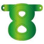 Banner letter 8 lime groen | Nieuw! | Letterbanner, Hobby en Vrije tijd, Nieuw, Verzenden
