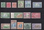 Jamaica 1938 - Volledige serie Koning George VI en taferelen, Gestempeld
