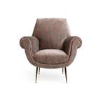 Fauteuil - Fauteuil van stof Romo Black Edition - Katoen,