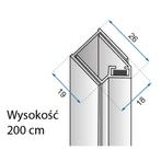 REA Magnetische afsluitstrip - mat zwart - waterdichte do..., Doe-het-zelf en Verbouw, Sanitair, Ophalen of Verzenden, Nieuw