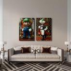 Canvas Fit - Alberto Ricardo - Yoshi y Luigi en el Palacio, Spelcomputers en Games, Nieuw