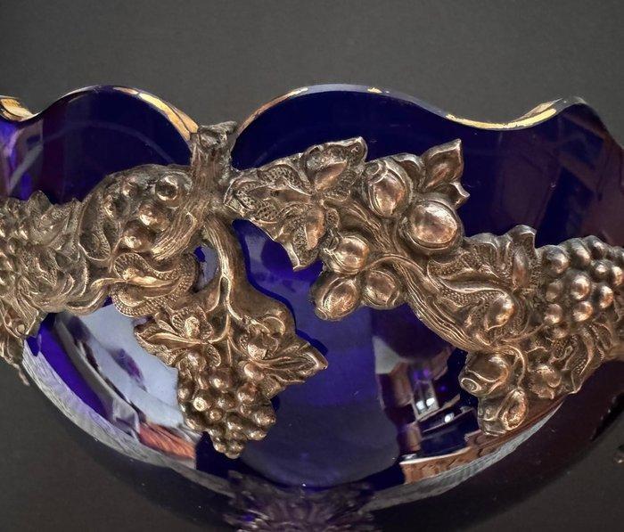 Kom - Kristal, .813 zilver, Antiek en Kunst, Antiek | Goud en Zilver