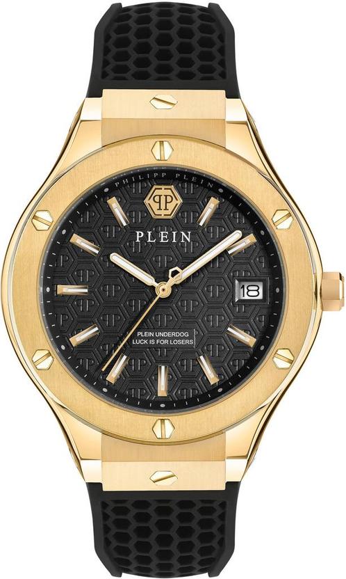 Philipp Plein PWUFA0225 Plein Underdog horloge, Sieraden, Tassen en Uiterlijk, Horloges | Heren, Kunststof, Nieuw, Staal, Overige merken
