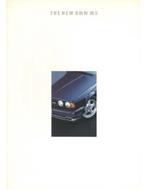 1992 BMW M5 BROCHURE ENGELS, Boeken, Ophalen of Verzenden, Nieuw