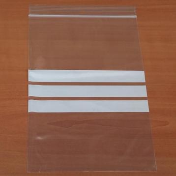 100 Gripzakjes 160 x 230 mm met schrijfvlak 90 micron beschikbaar voor biedingen