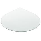 Glasplaat ESG voor tafels 6 mm druppel vorm Ø90 cm, Nieuw, Verzenden