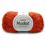 DROPS Muskat Uni Colour - 49 donkeroranje - Katoen Garen, Hobby en Vrije tijd, Breien en Haken, Ophalen of Verzenden, Nieuw
