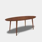Tafel Ovaal Eikenhout  Konisch  200x100, Huis en Inrichting, Tafels | Eettafels, Nieuw