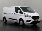 Ford Transit Custom 2.0TDCi 130PK Lang Achterdeuren, Stof, Gebruikt, Euro 6, Wit