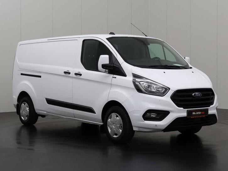 Ford Transit Custom 2.0TDCi 130PK Lang Achterdeuren, Auto's, Bestelauto's, Dealer onderhouden, Lease, Overige kleuren, Handgeschakeld