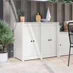 vidaXL Keukendeur 2 pcs Wit 50 x 9 x 82 cm Massief, Huis en Inrichting, Kasten | Overige, Verzenden, Nieuw