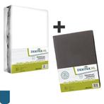 Textielpakket Queensbed/Eilandbed - 1 molton met 1 jersey, Verzenden, Nieuw, Wit