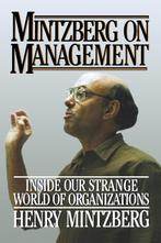 Mintzberg On Management 9781416573197, Boeken, Verzenden, Zo goed als nieuw
