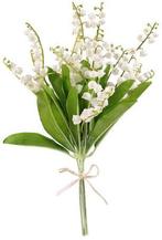 Lelietje van Dalen White Zijdenbloem Bundel 32 cm, Ophalen of Verzenden, Nieuw