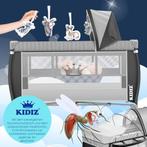 KIDIZ® 3in1 Babybedje - Campingbedje - Ledikant  - Zwart, Verzenden, Nieuw