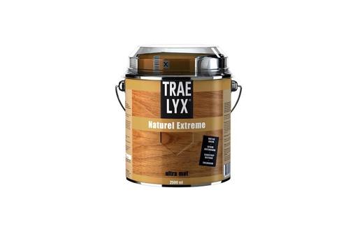 Trae lyx naturel extreme 2,5 liter, Doe-het-zelf en Verbouw, Verf, Beits en Lak, Nieuw, Verzenden
