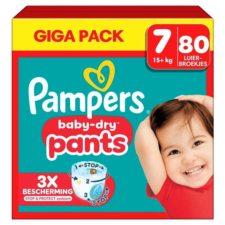 Pampers Baby-Dry Pants Maat 7 Luierbroekjes, Kinderen en Baby's, Overige Kinderen en Baby's, Nieuw, Verzenden