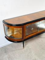 Vitrinekast Fenna, Huis en Inrichting, Kasten | Vitrinekasten, Art deco, vintage, klassiek, 150 tot 200 cm, Minder dan 100 cm