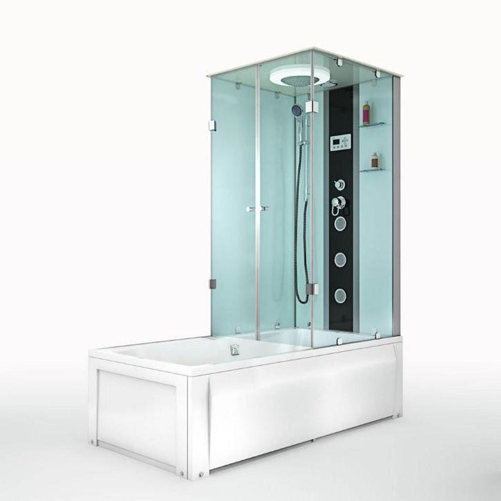 Douche- Bad Combinatie 180X90X222 Loena-L (Badkamer), Huis en Inrichting, Badkamer | Complete badkamers, Nieuw, Ophalen of Verzenden