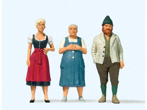 Preiser 44921 Figuren in Bayeriche klederdracht 1:22,5, Hobby en Vrije tijd, Modelbouw | Figuren en Diorama's, Nieuw, Ophalen of Verzenden