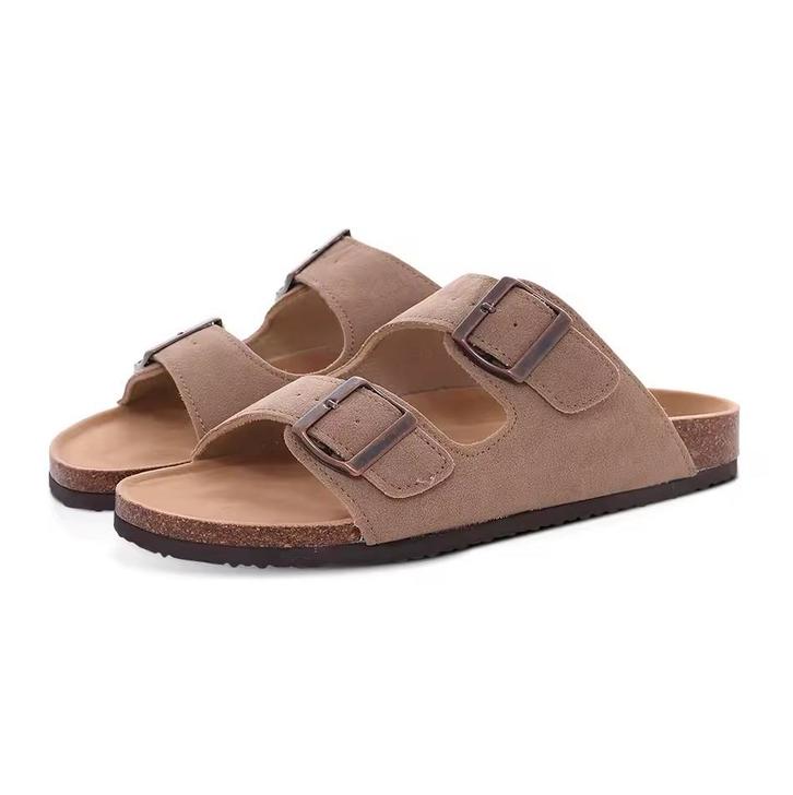 Nieuwe Suède Kurk Sandalen - Taupe, bruin, zwart Uitverkoop, Kleding | Heren, Schoenen, Sandalen, Nieuw, Verzenden