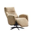 Tuenno relaxfauteuil stof jeep 2861-caramel, Ophalen of Verzenden, Nieuw