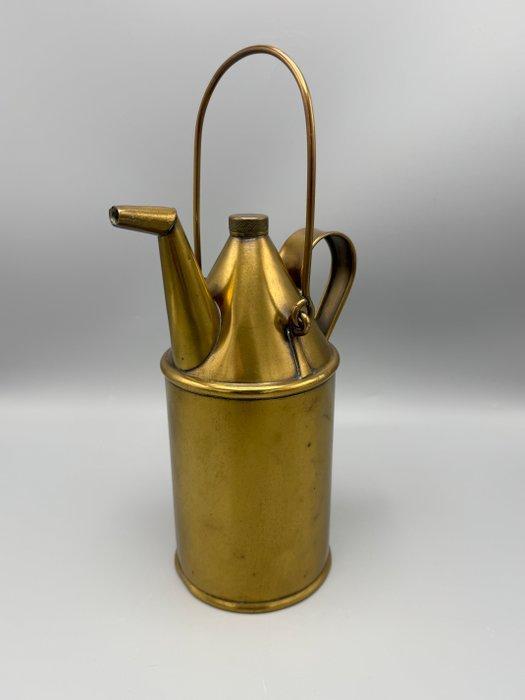 Stijlvolle koperen oliekan - Kan - Koper - Stijlvolle, Antiek en Kunst, Curiosa en Brocante