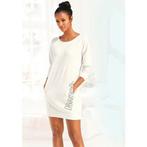 Bench. Loungewear Sweatjurk met logoprint opzij, Verzenden