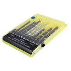 Benson 9-delige borenset - hout, steen en metaal - versch..., Ophalen of Verzenden, Nieuw