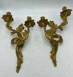Kaars wandlamp (2) - Brons - Wandkandelaren, wand-appliques