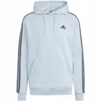-10% Adidas  Adidas Heren essentials 3 stripes fleece hoodie, Verzenden, Nieuw, Blauw