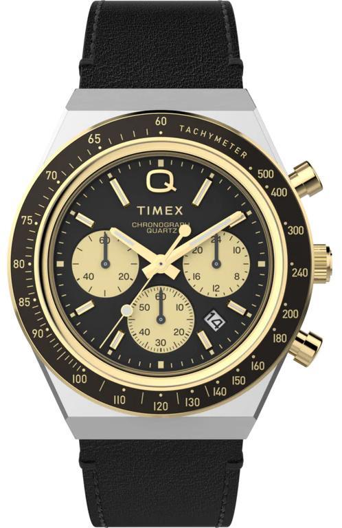 Timex TW2W64300 Q Chronograph horloge, Sieraden, Tassen en Uiterlijk, Horloges | Heren, Polshorloge, Nieuw, Overige merken, Verzenden