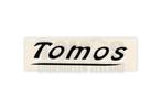 Tomos Sticker zwart / wit 10.5x3cm, Ophalen of Verzenden, Nieuw