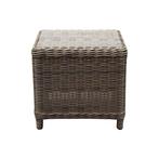 Arezza bijzettafel bruin, Tuin en Terras, Tuintafels, Ophalen of Verzenden, Nieuw, Wicker