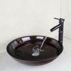 Olie Bronzen afgewerkte wastafel kraan Bambuk met hand gesch, Verzenden, Nieuw