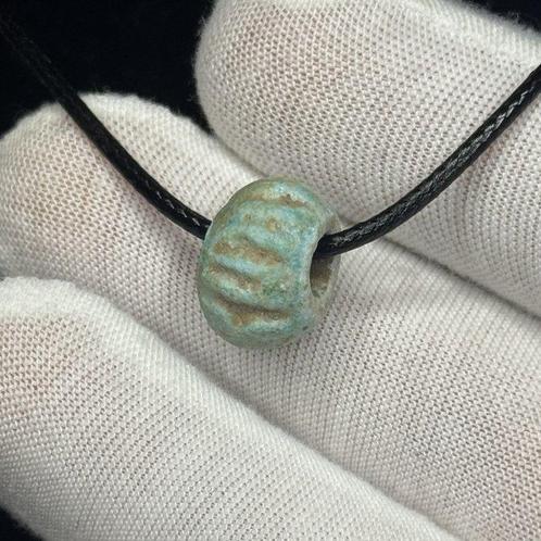 Oud-Egyptisch Faience Kralenketting (Romeinse periode, 30, Sieraden, Tassen en Uiterlijk, Antieke sieraden
