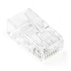 RJ45 connector | Cat6 U/UTP (Voor soepele kern, 10 stuks), Computers en Software, Pc- en Netwerkkabels, Nieuw, Verzenden