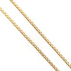 18 Krt. gouden Venetiaanse schakel ketting | 60,5 cm, Sieraden, Tassen en Uiterlijk, Kettingen, Ophalen of Verzenden, Gebruikt